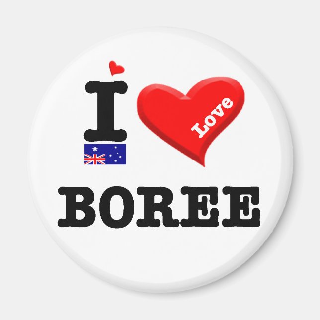 Imã BOREE - Eu Amo (Frente)