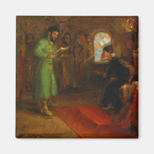 Imã Boris Godunov com Ivan, o Terrível