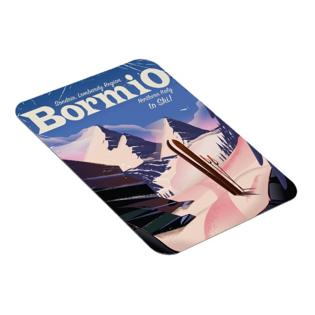 Ímã Bormio,Sondrio, Região Lombardia, Itália, poster d (Lado Direito)