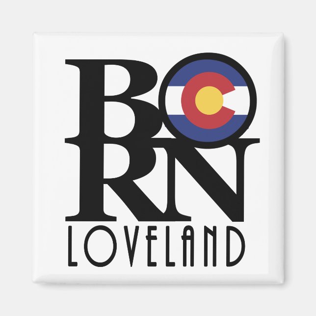 Imã BORN Loveland Colorado (Frente)