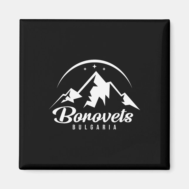 Imã Borovets Bulgária Ski Resort Skiboard Snowboard (Frente)