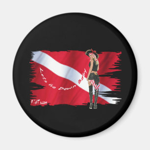 Imã Borrachos quentes do mergulho no biquini