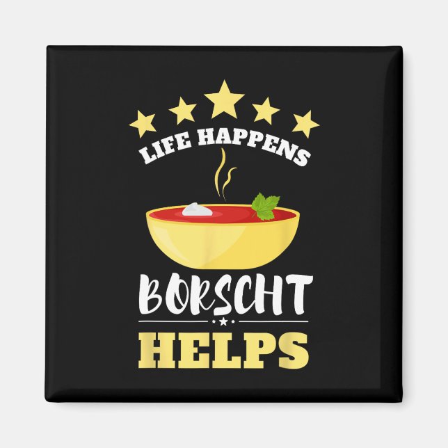 Imã Borschtsch Beterraba Borscht Ucraniano 3  (Frente)