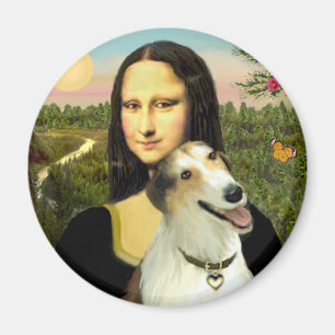 Imã Borzoi de Mona Lisa