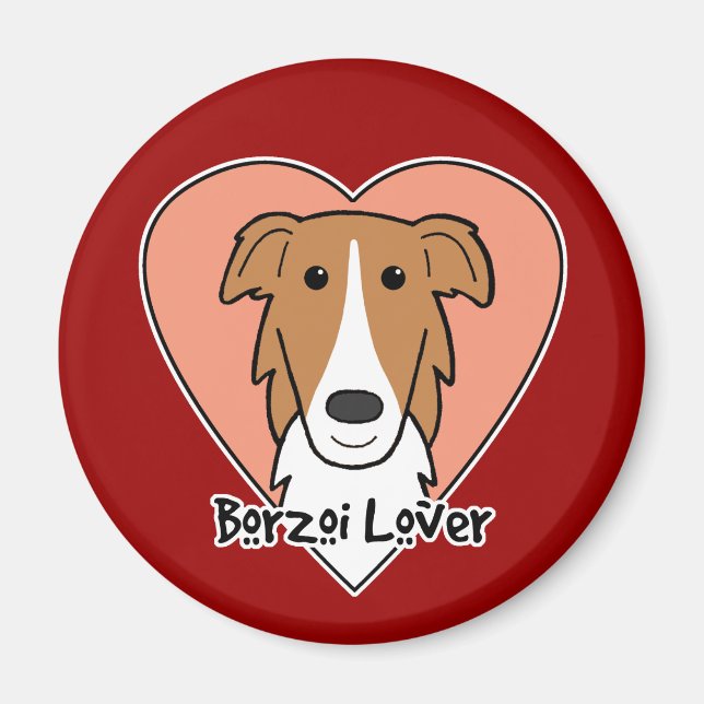 Imã Borzoi Lover (Frente)