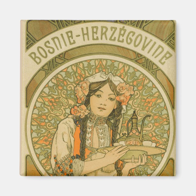 Imã Bósnia e Herzegovina por Alphonse Mucha (1900) (Frente)