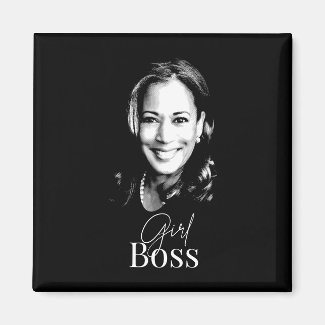 Imã Boss Kamala Harris Para Democratas Liberais 1 (Frente)