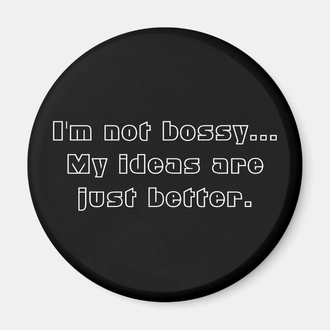 Imã Bossy Magnet (Frente)