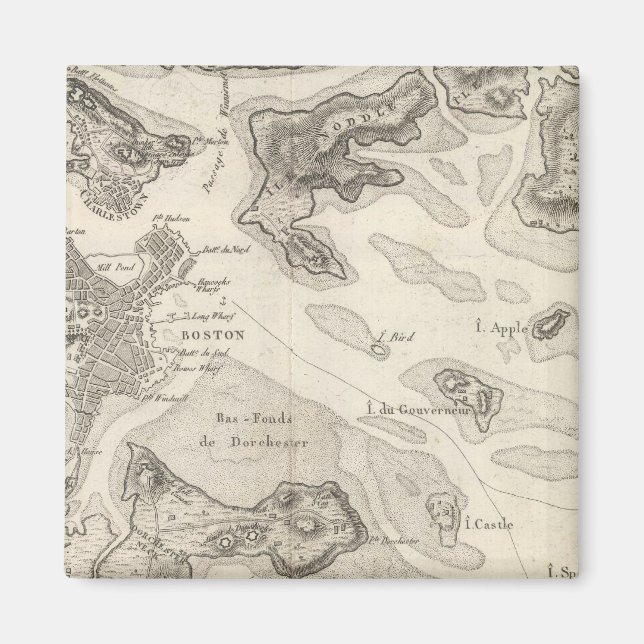 Imã Boston e área circundante (Frente)