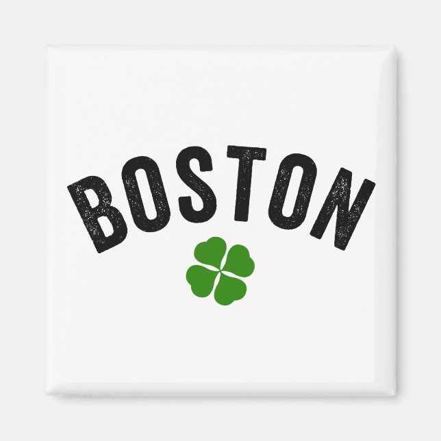 Imã Boston Irish Shamrock (Frente)