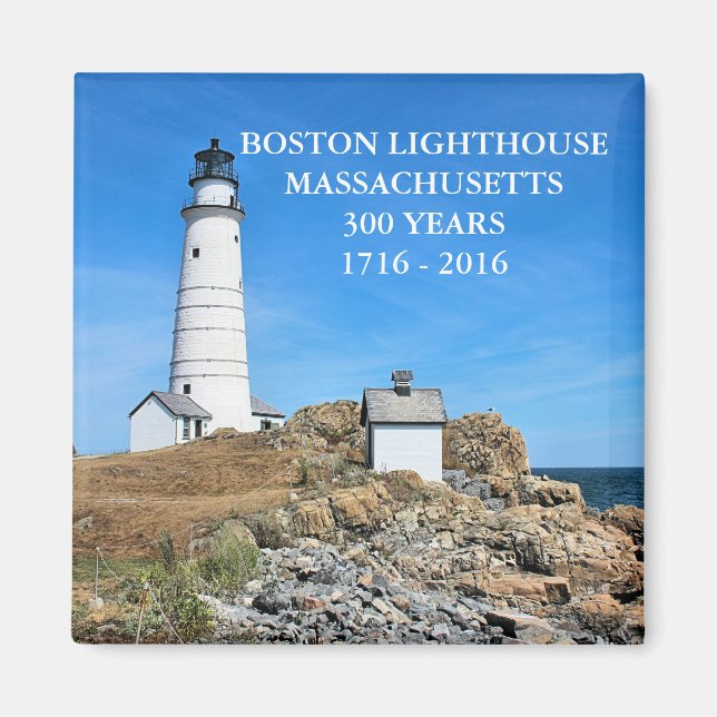 Imã Boston Lighthouse, Massachusetts (Frente)