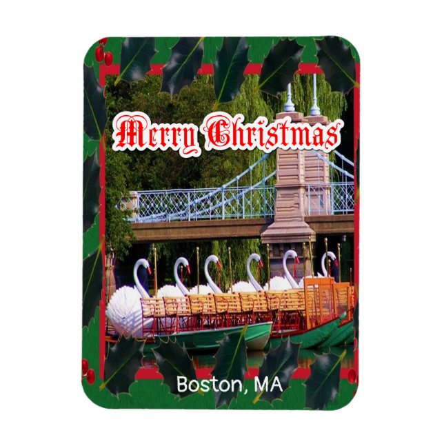 Ímã Boston, MÃES - Feliz Natal (Vertical)