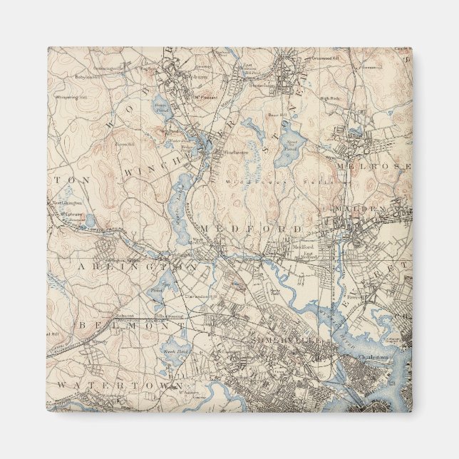 Imã Boston, Massachusetts (Frente)