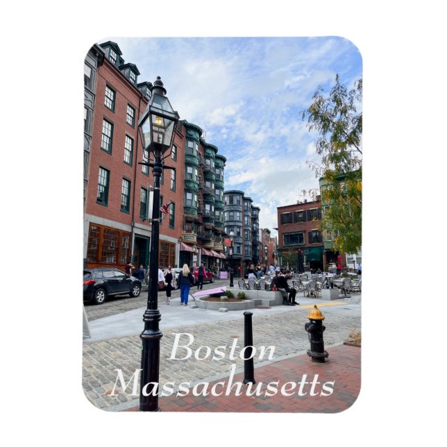 Ímã Boston Massachusetts (Vertical)