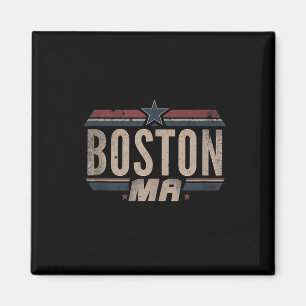 Imã Boston - Patriótica Eua 4 de julho Bandeira Americ