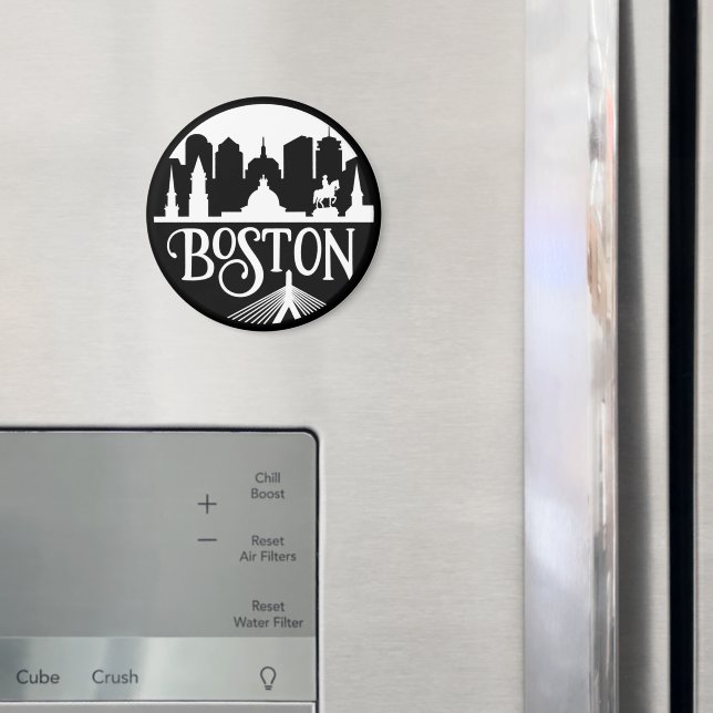 Imã Boston Skyline (In Situ (Fridge))