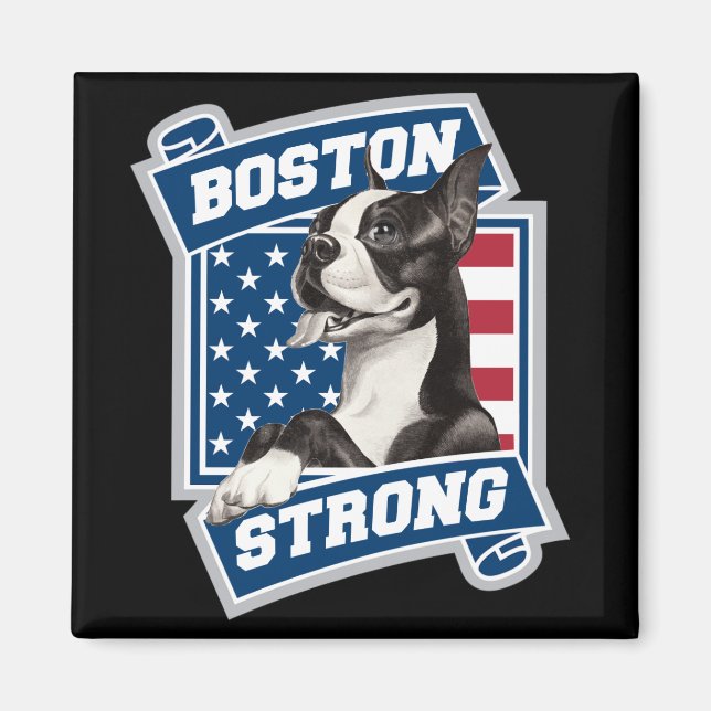 IMÃ BOSTON STRONG TERRIER (Frente)