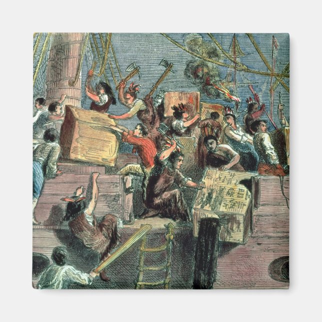 Imã Boston Tea Party, 16 de dezembro de 1773 (Frente)