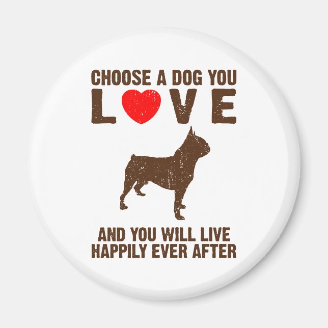 Imã Boston Terrier (Frente)