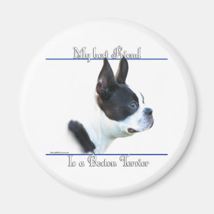 Imã Boston Terrier Best Friend 2 - Magnet