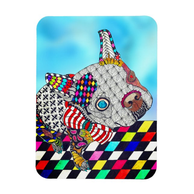 Ímã Boston Terrier Magnet 3"x4" (Vertical)