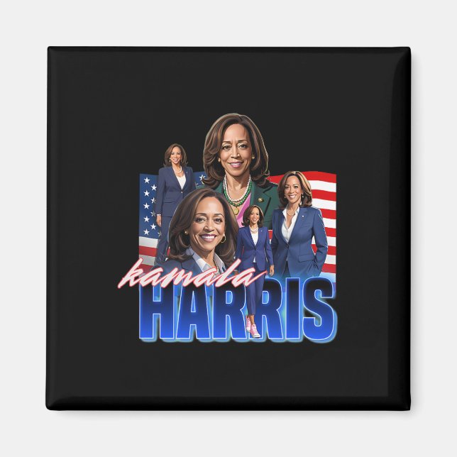 Imã Bota Pirata da Bandeira Americana Harris (Frente)