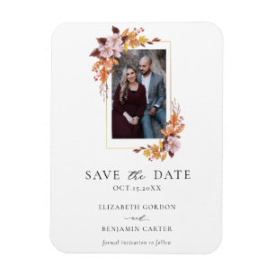 Ímã Botânica de Foto Floral do Autumn Fall