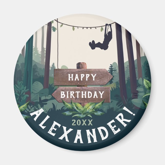 Imã Botânica legal da aventura externa sobre a Florest (Frente)