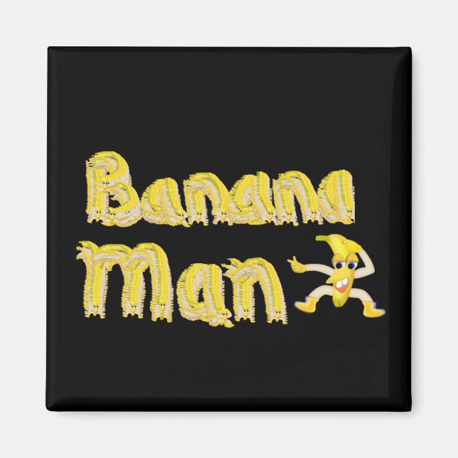 Imã botão Banana Man (Frente)