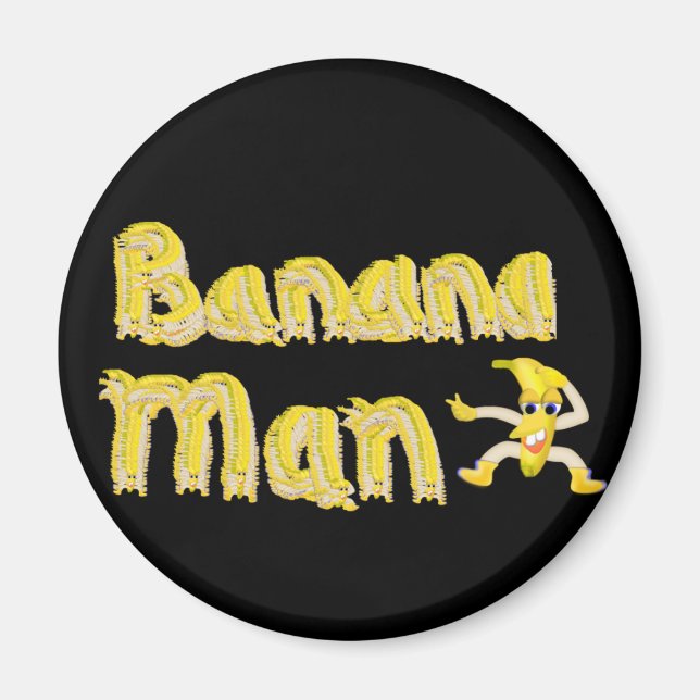 Imã Botão Banana Man (Frente)