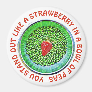 Imã Botão de Motivação de Flirty Bonita