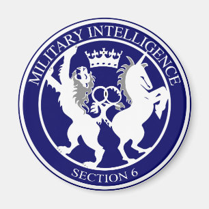 Imã Botão do logotipo MI6