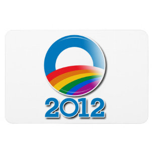 Ímã Botão do orgulho de Obama 2012