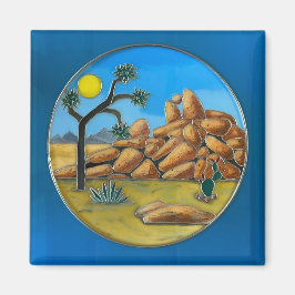 Imã Botão Joshua Tree- Fish Rock