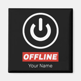 Imã Botão Liga/Desliga Offline Para Relaxar Ou Desliga