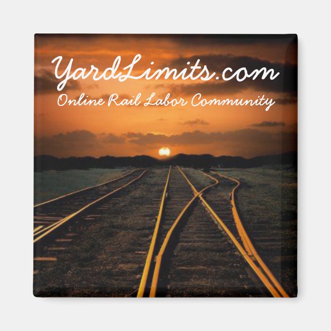 Imã Botão Magnético YardLimits.com (Frente)