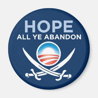 Imã Botão Obama-Hope-All-Ye-Abandon