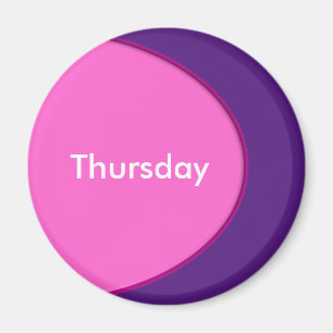 Imã BOTÃO OVAL - rosa + texto e ideias