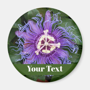 Imã Botão PassionFlower com nome