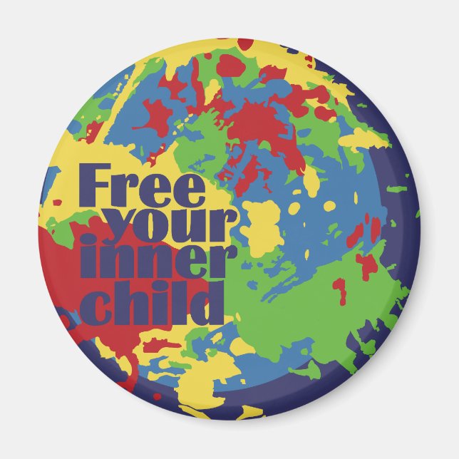 Imã botão personalizado INNER CHILD (Frente)