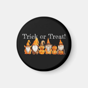 Imã Botão Trick ou Tratar Gnomos