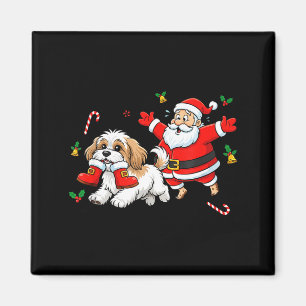 Imã Botas engraçadas de Natal do Papai Noel para mulhe