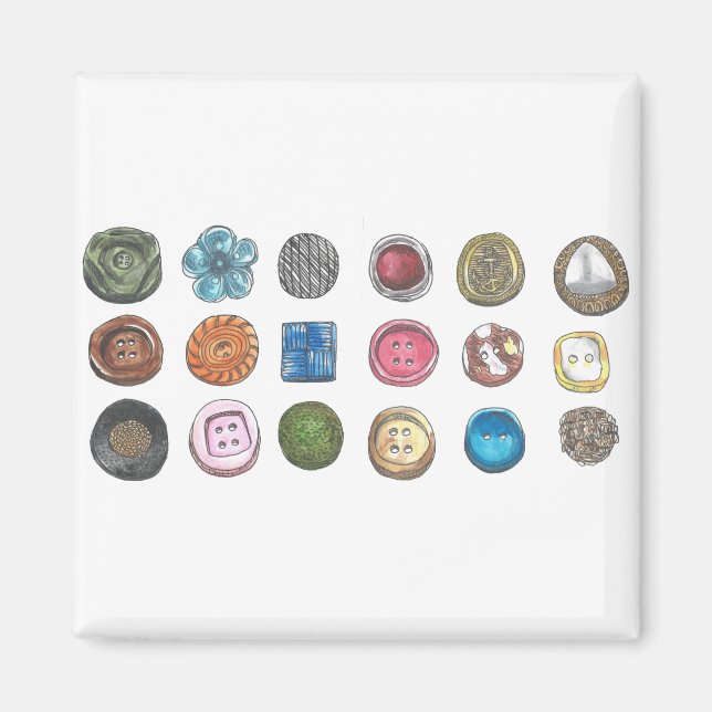 Imã Botões (Frente)