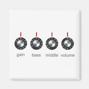 Imã Botões Amp De Violão