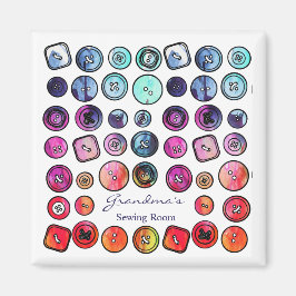 Imã Botões de costura personalizados