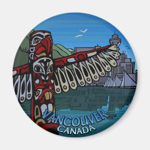 Imã Botões e presentes do ímã de Souvenir do Vancouver