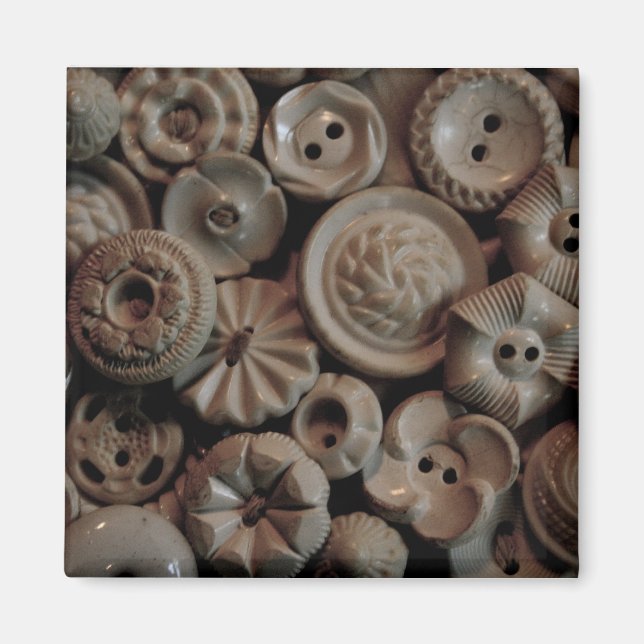 Imã Botões Vintage (Frente)