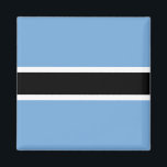 Imã Botsuana<br><div class="desc">Quer que todos saibam que você representa Botswana? Mostre o seu orgulho nacional com esta bandeira do produto mundial. Este item exibe uma bandeira mundial com a bandeira de Botswana. Visite o Poster do World Flags em https://www.zazzle.com/worldflagsposter para mais produtos com bandeiras e faixas em todo o mundo.</div>