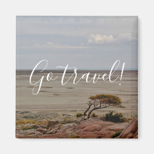 Imã Botsuana Kubu Baobab Ilha Go Viagem Magnet