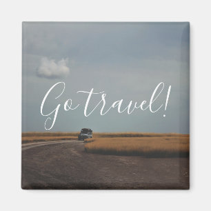 Imã Botsuana Makgadikgadi Salt Pans Go Viagem Magnet